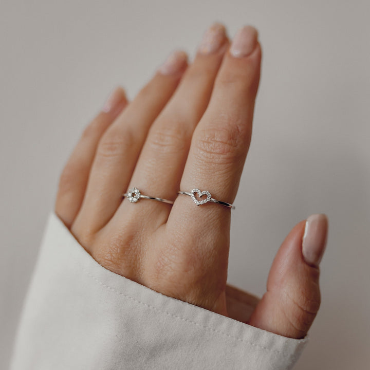 Cercle Eclat Bague Argent Sterling