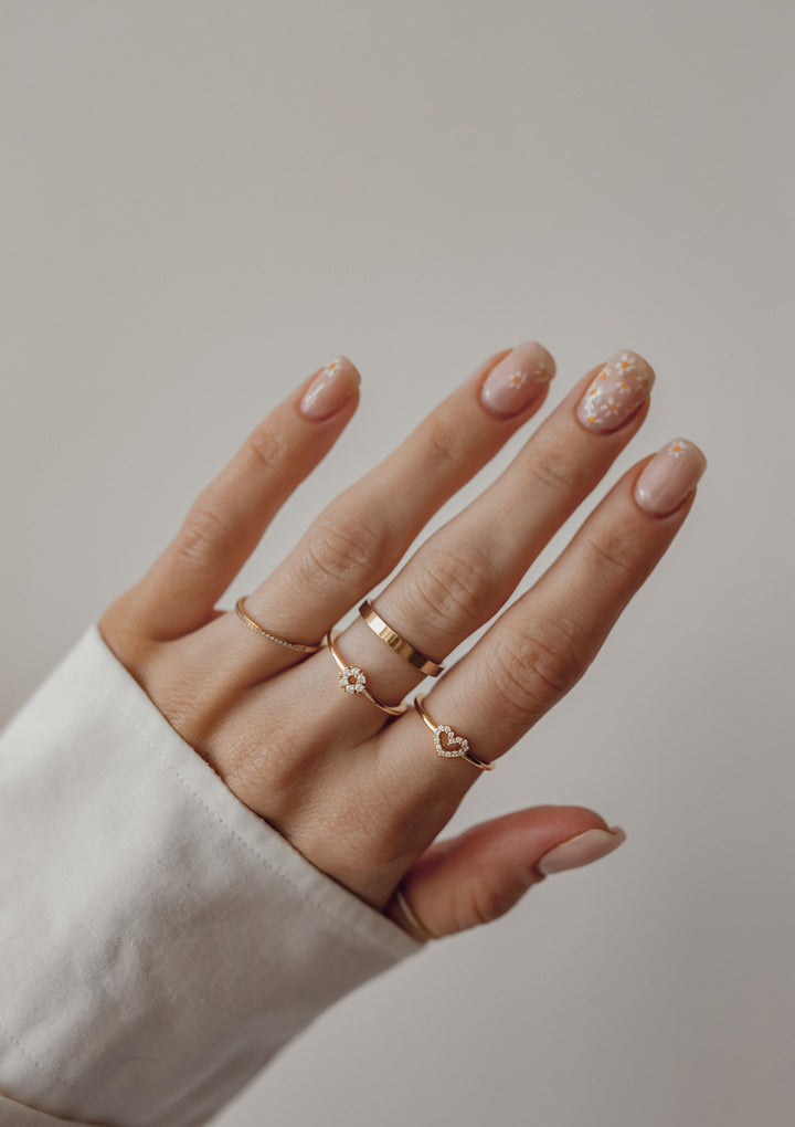 Cercle Eclat Bague Argent Sterling en Or