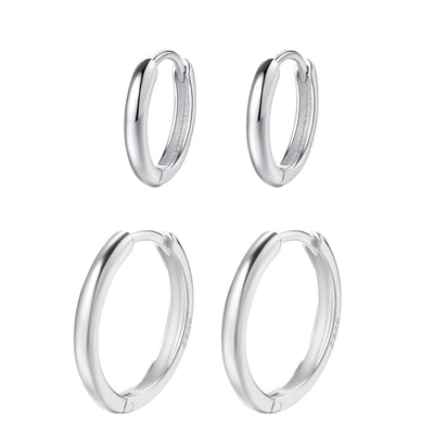 Anmut Ohrringe Set aus Sterlingsilber in Gold