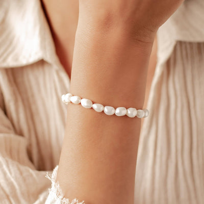 Bracelet Perle Grace Argent Sterling
