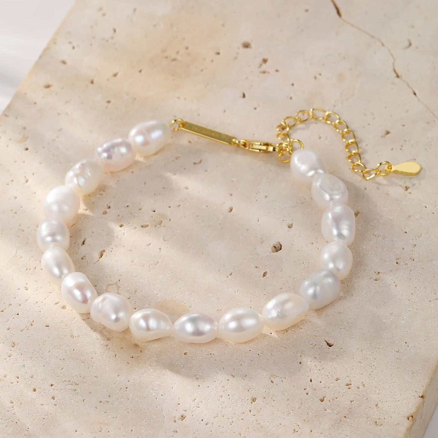 Bracelet Perle Grace Argent Sterling