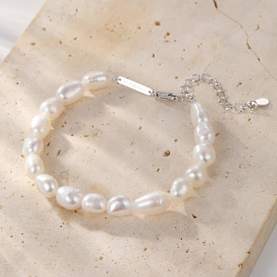 Bracelet Perle Grace Argent Sterling