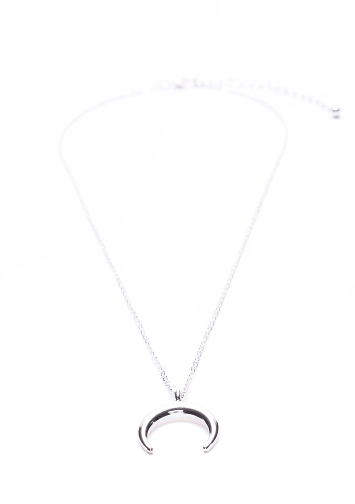 Collar Media Luna en Plata