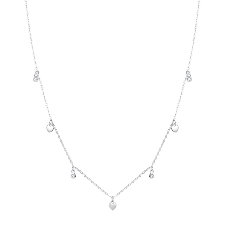 Collier Breloque Coeur Sterling Argent