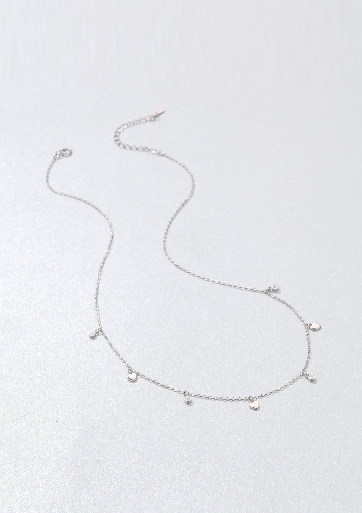 Collar de Colgante Corazón Plata de Ley 925