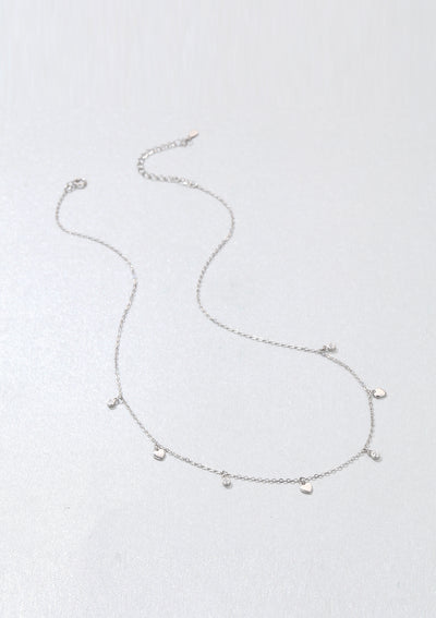 Collar de Colgante Corazón Plata de Ley 925