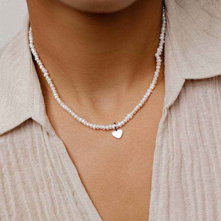 Heart Clip-on Pendant Sterling Silver