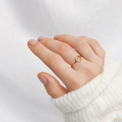 Heart Ring Gold