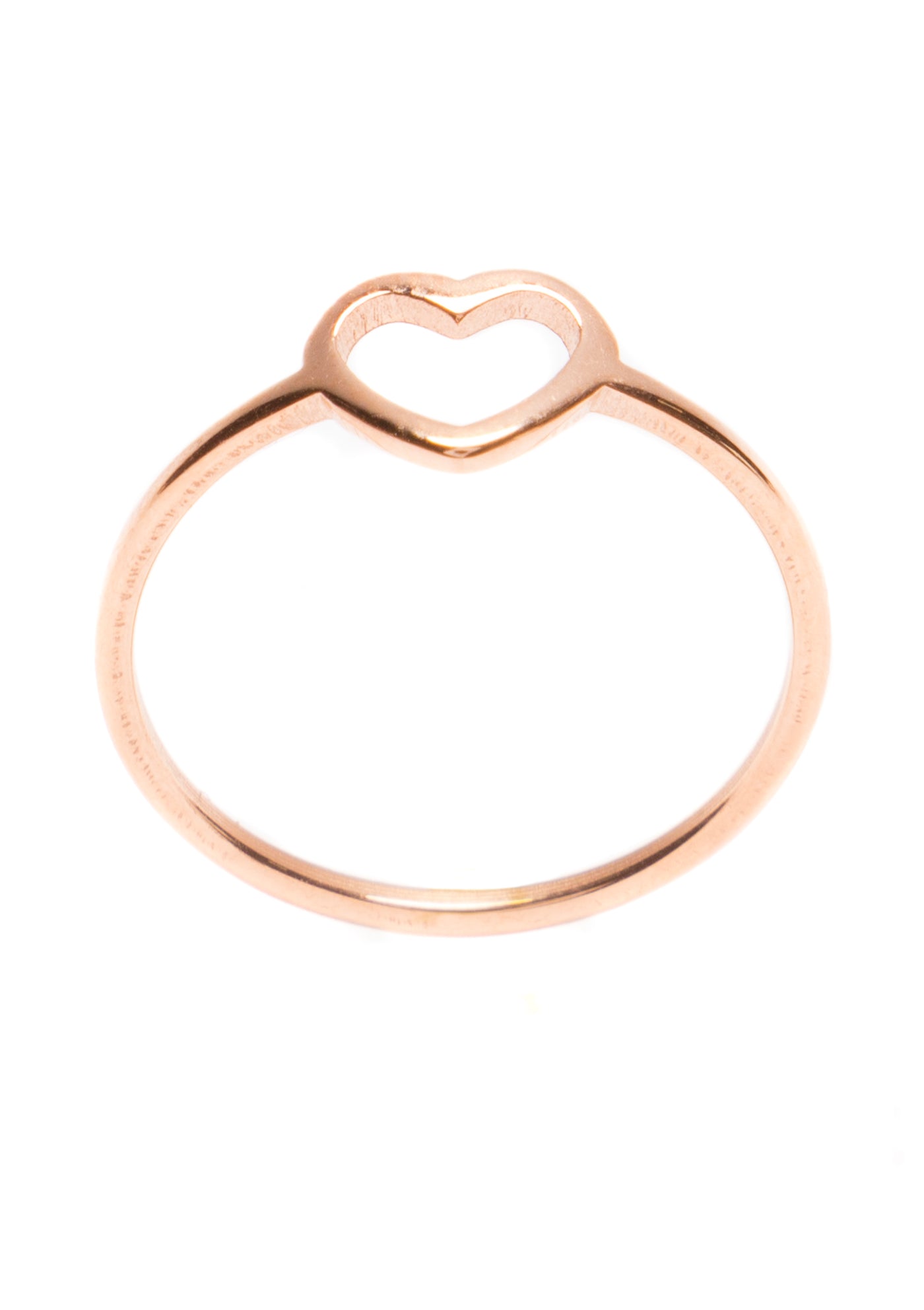 Heart Ring Rose Gold