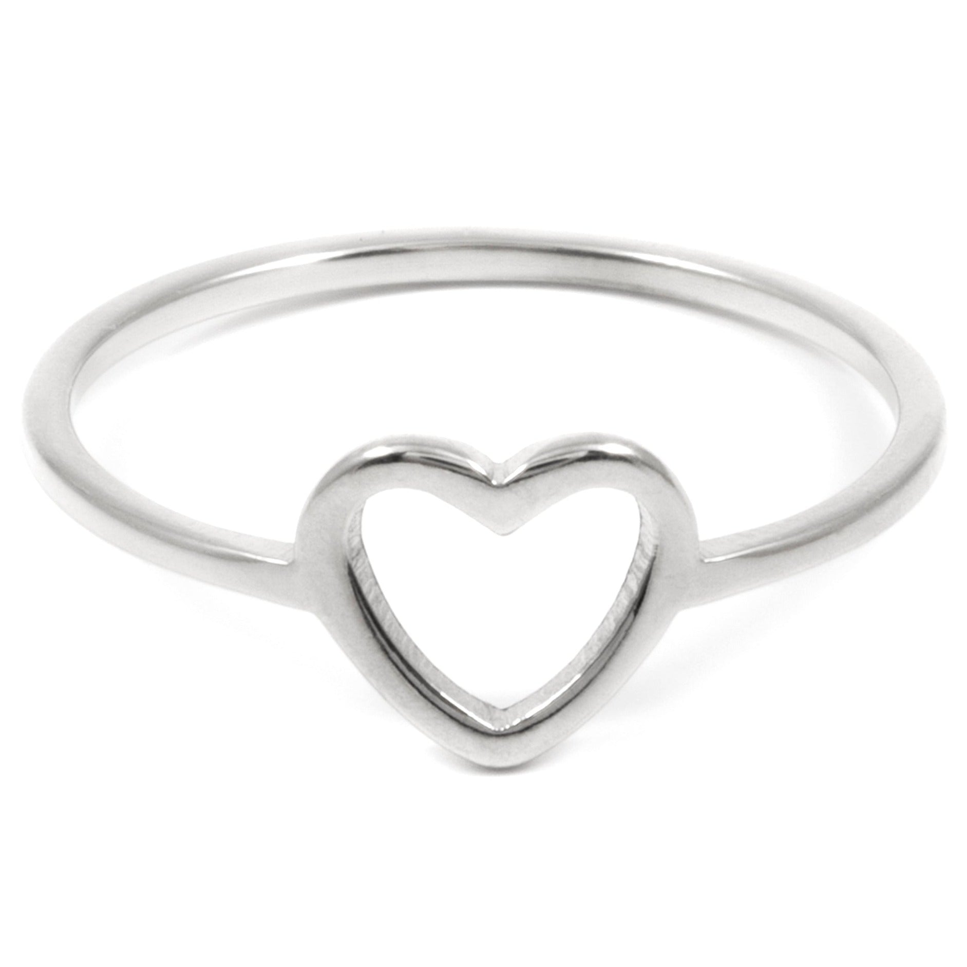 Herz Ring in Silber