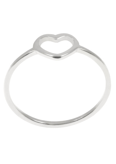 Heart Ring Silver