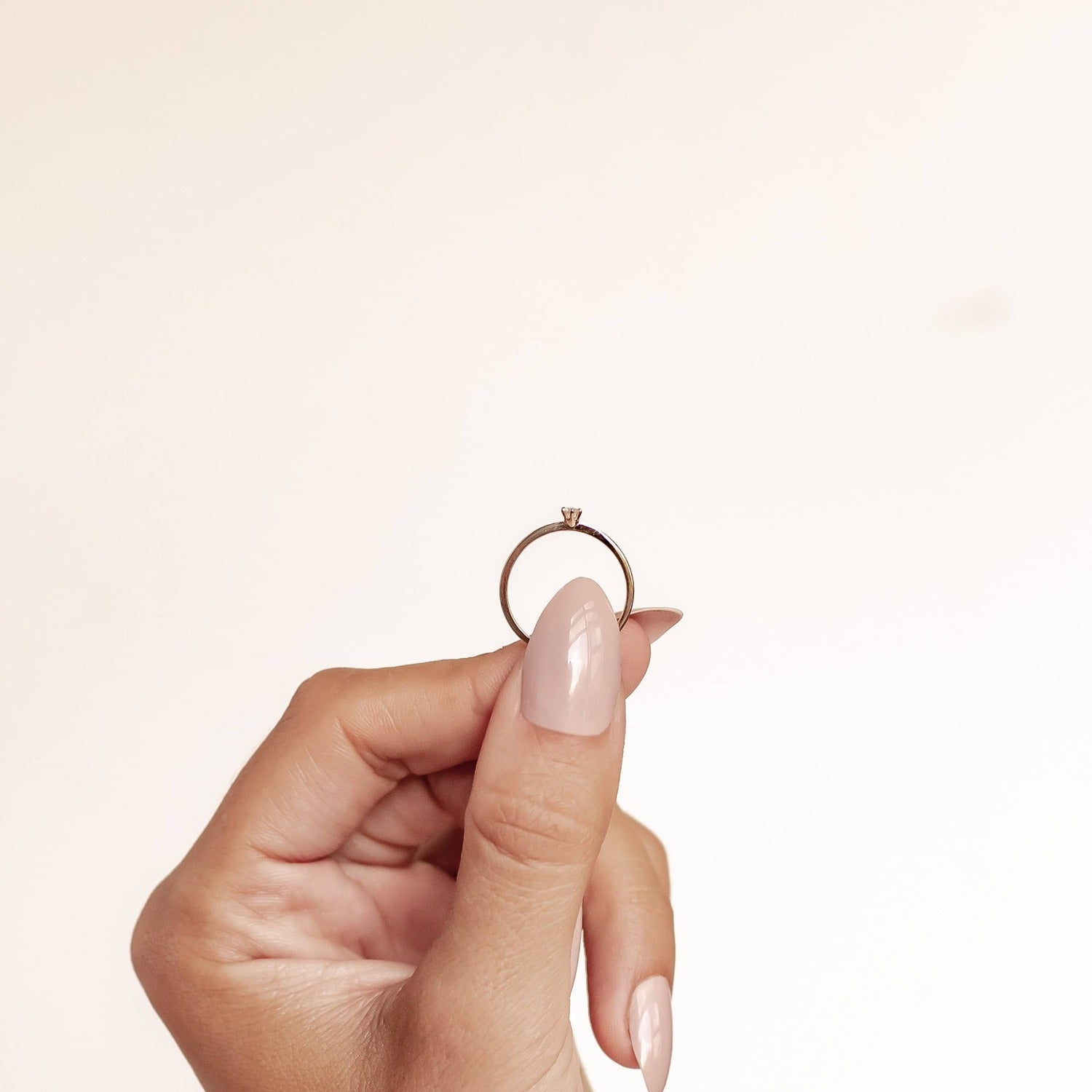 Bague Diamant Bonheur infini en Or Massif 14 CT