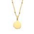 Irregular Disc Pendant Necklace Waterproof