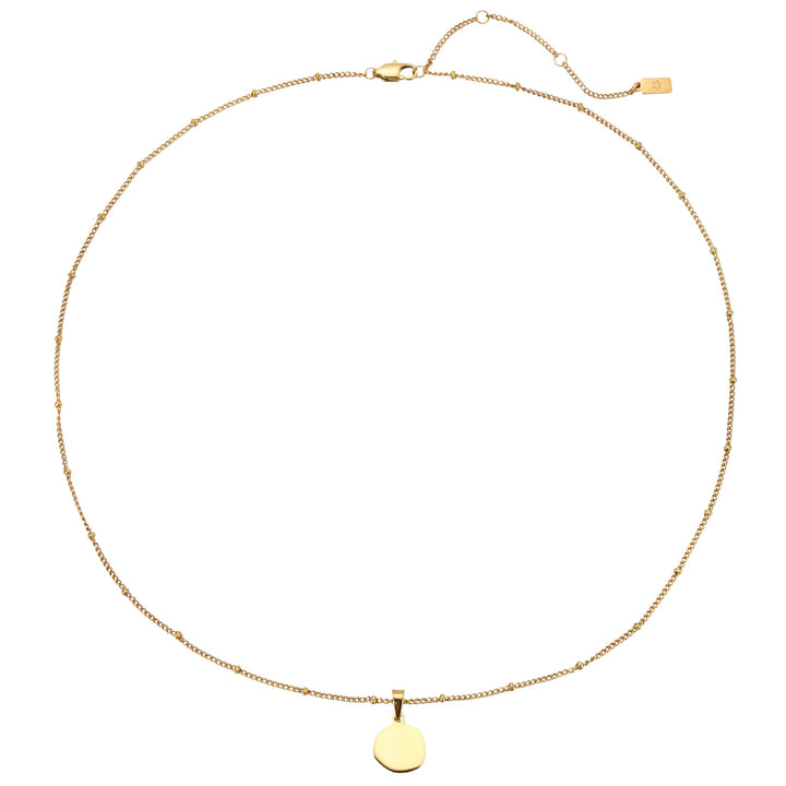 Irregular Disc Pendant Necklace Waterproof