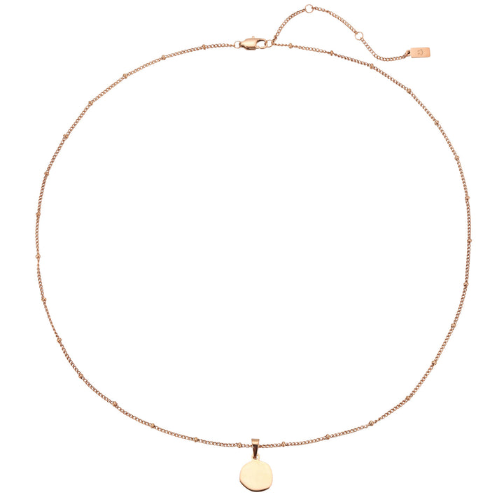 Irregular Disc Pendant Necklace Waterproof