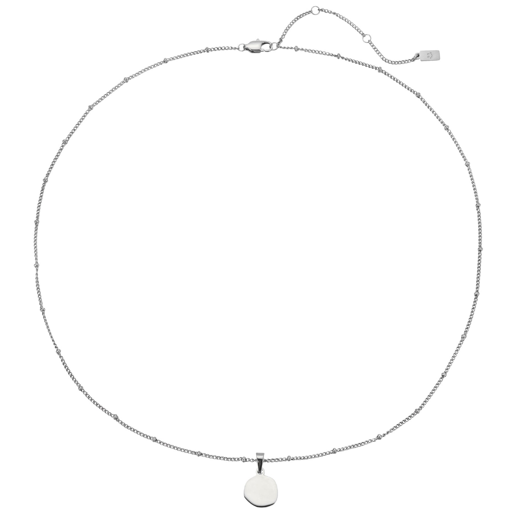 Irregular Disc Pendant Necklace Waterproof
