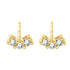 Pendientes de Botón Alegría Oro Macizo 14K
