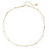 Collar de Cadena con Bolitas a Capas en Oro