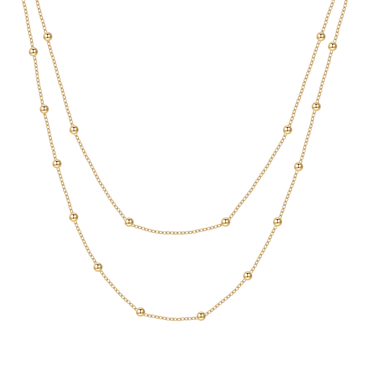 Collar a Capas en Oro