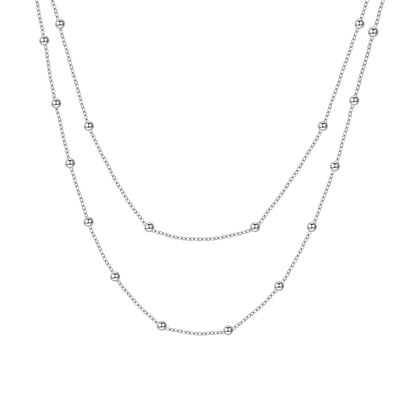 Collier Multi Rangs en Argent