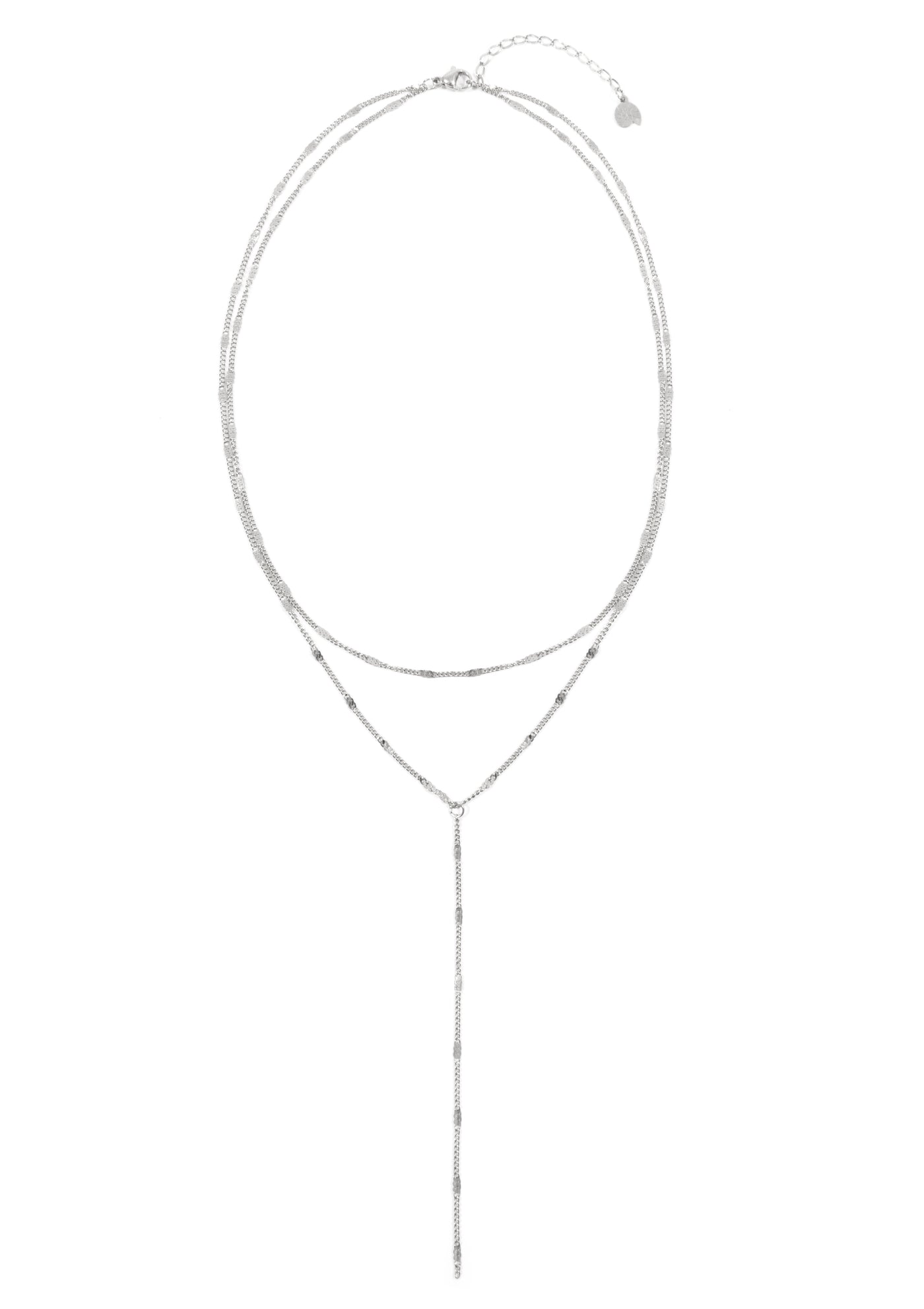Collier Y Multi Rangs en Argent