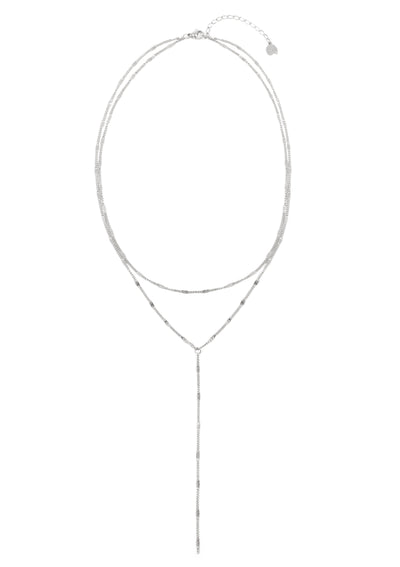 Collier Y Multi Rangs en Argent