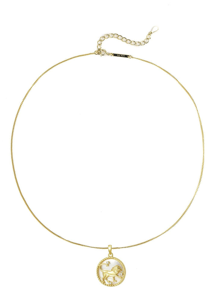 Leo Zodiac Pendant Necklace
