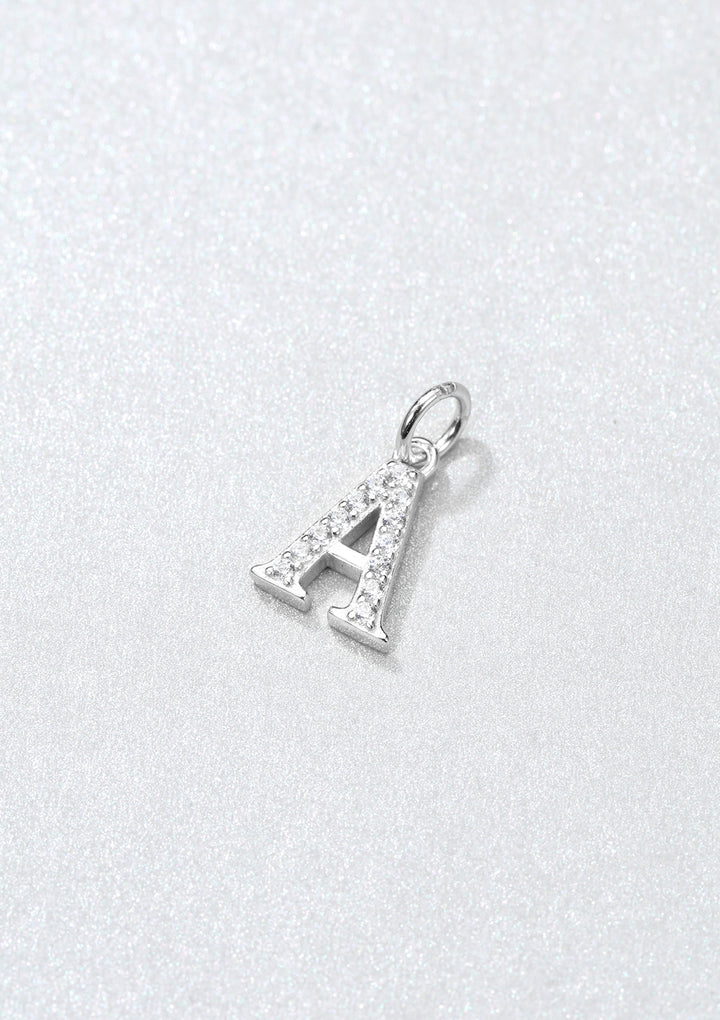 Pendentif Lettre Argent Sterling