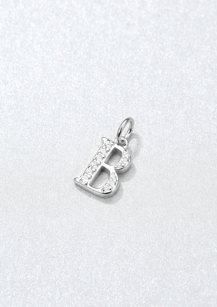 Pendentif Lettre Argent Sterling