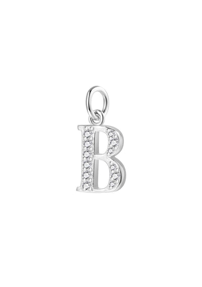 Letter Pendant Sterling Silver