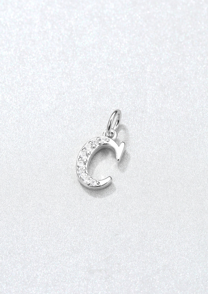Pendentif Lettre Argent Sterling