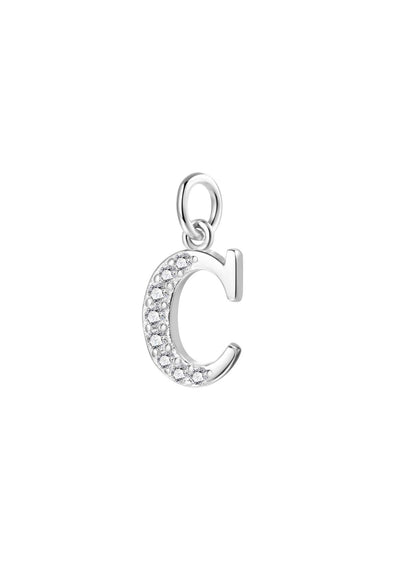 Letter Pendant Sterling Silver