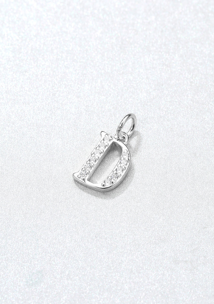 Pendentif Lettre Argent Sterling