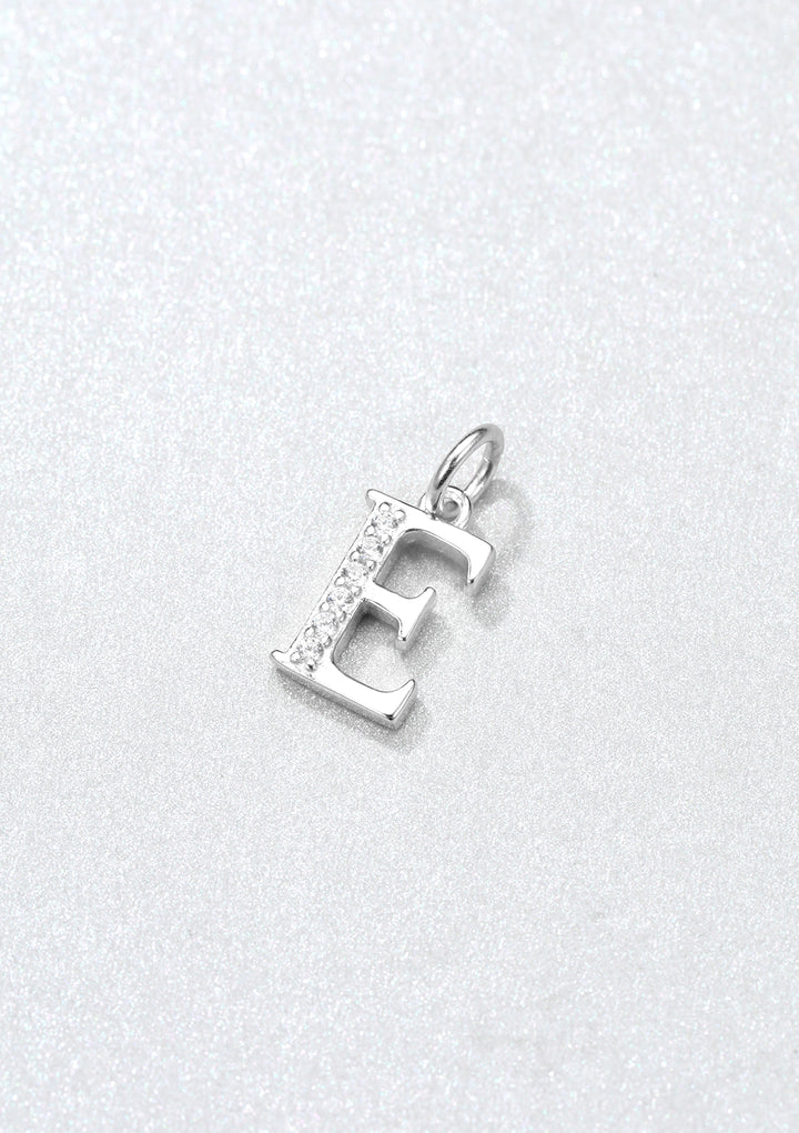 Pendentif Lettre Argent Sterling