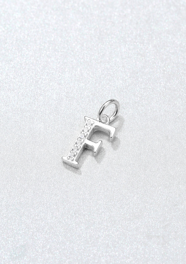 Pendentif Lettre Argent Sterling