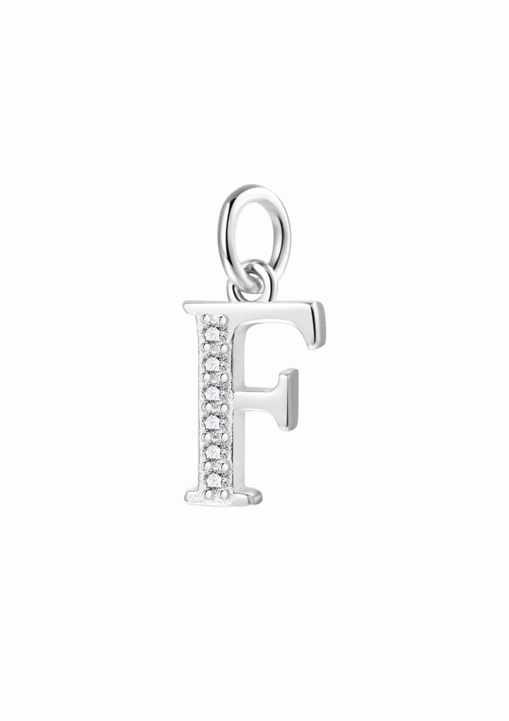Pendentif Lettre Argent Sterling