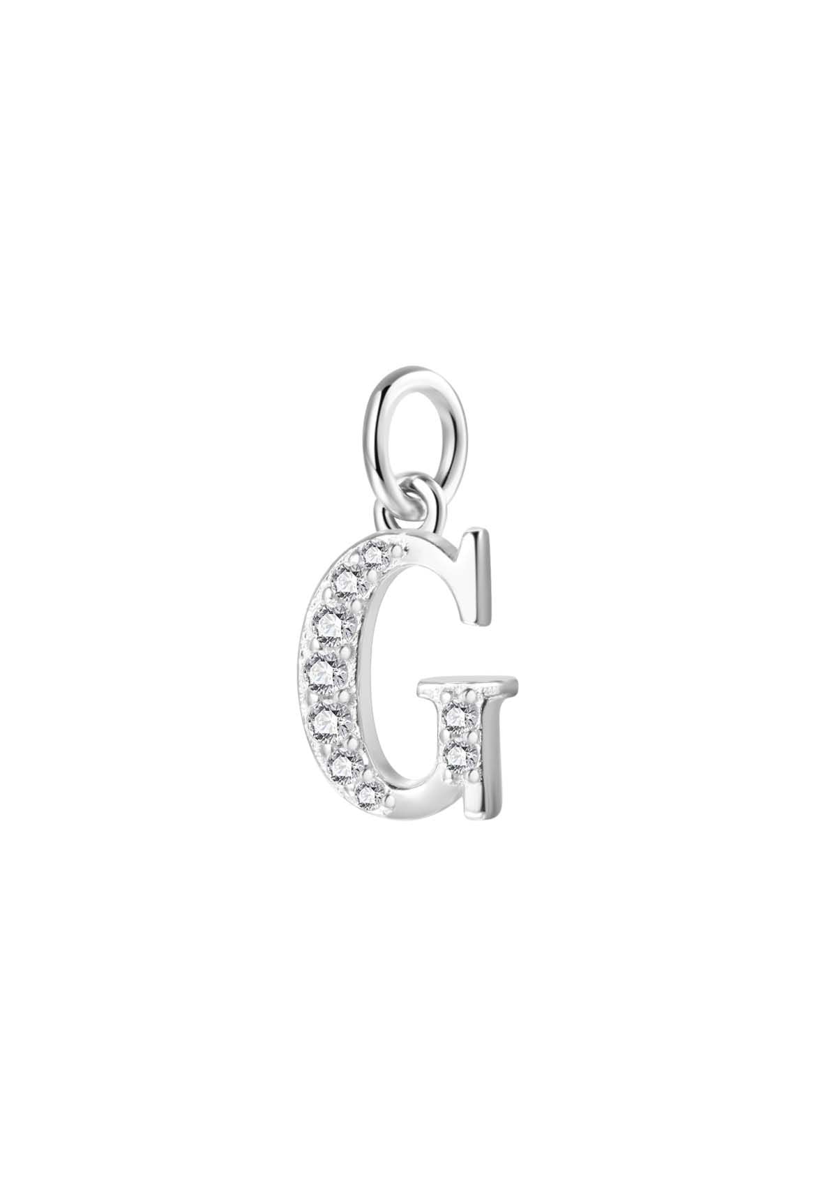 Pendentif Lettre Sterling Argent