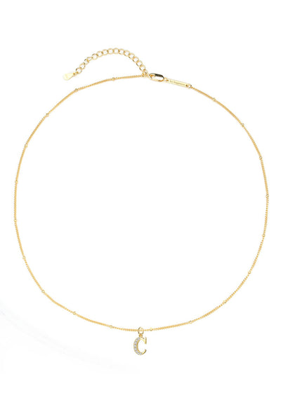 Collier Pendentif Lettre Argent Sterling