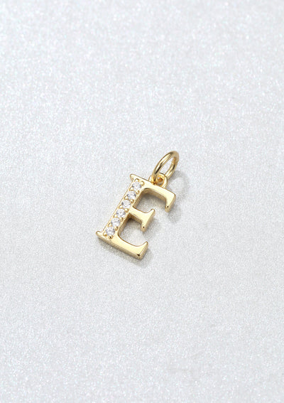 Colgante Letra Plata de Ley 925 en Oro