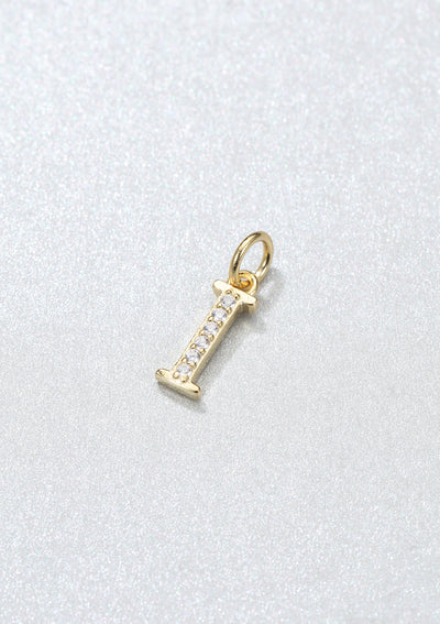 Colgante Letra Plata de Ley 925 en Oro