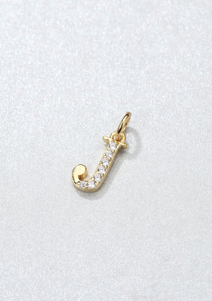 Pendentif Lettre Argent Sterling en Or
