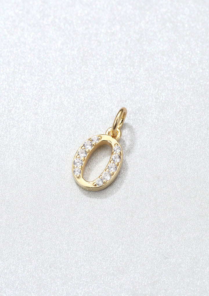 Pendentif Lettre Argent Sterling en Or