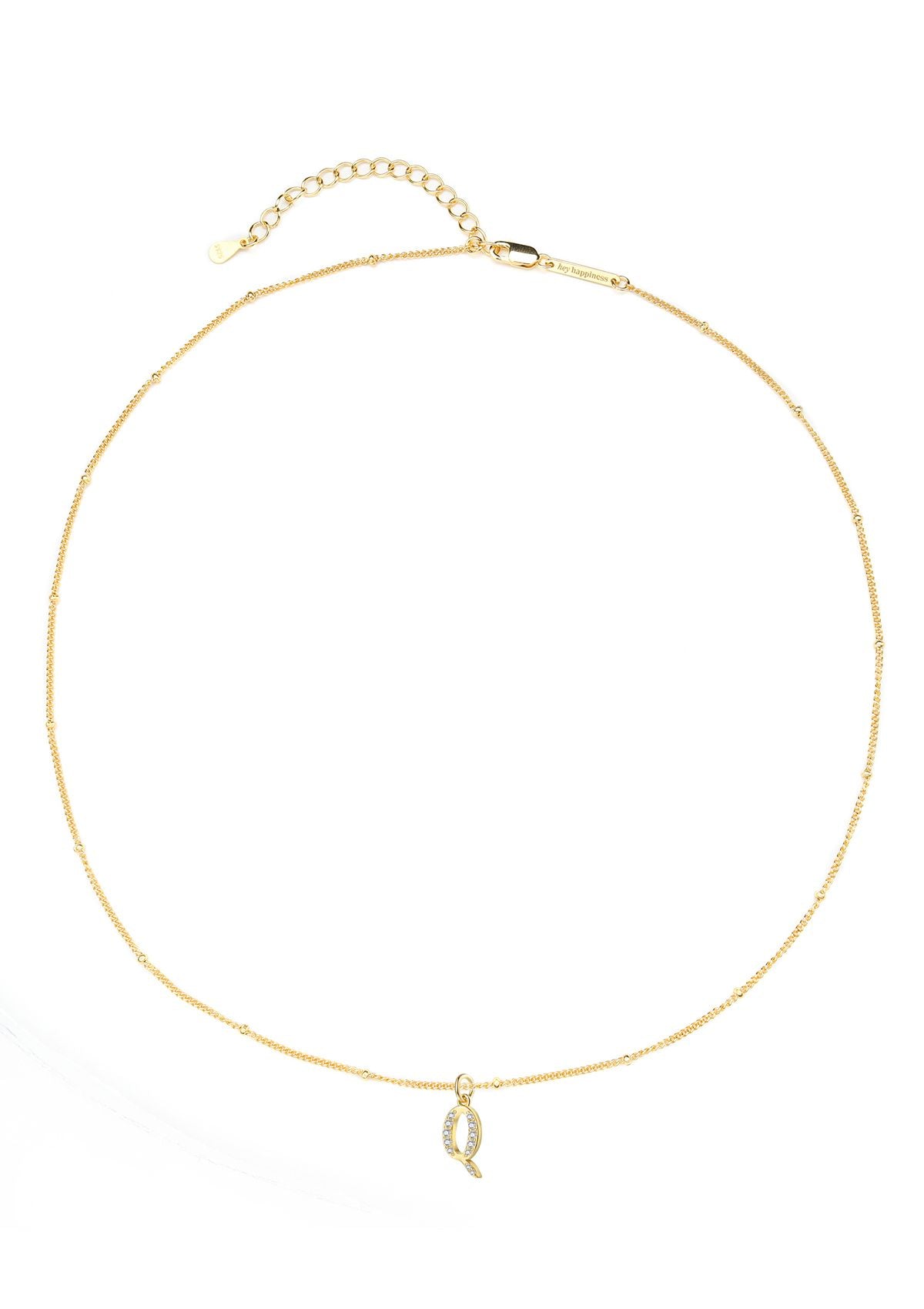 Collar Colgante Letra Plata de Ley 925