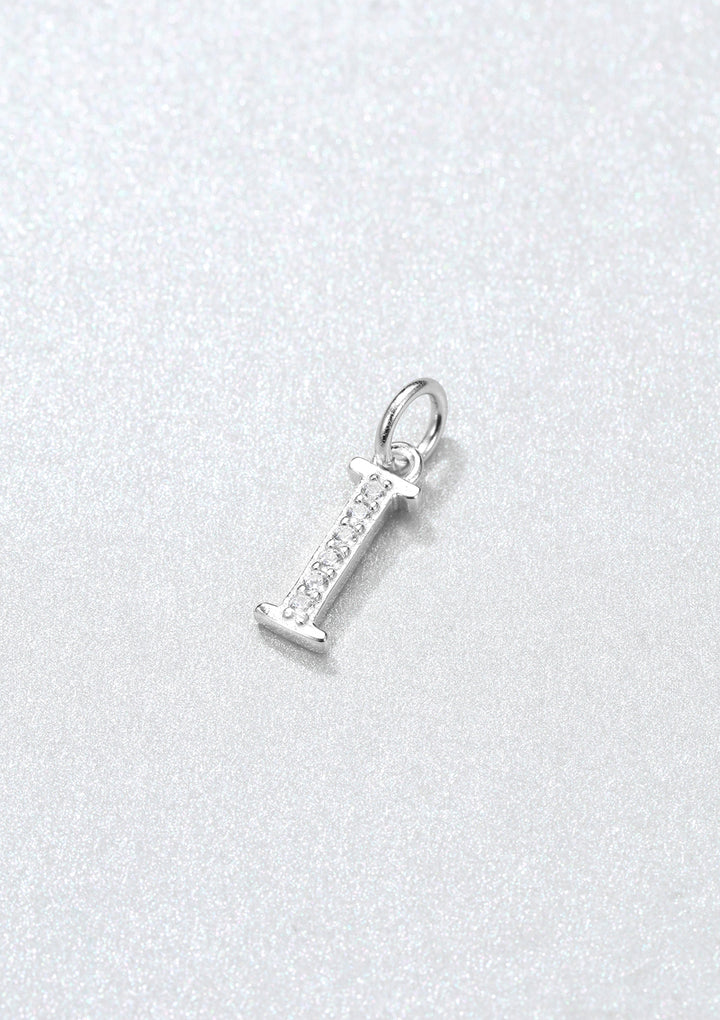 Pendentif Lettre Argent Sterling