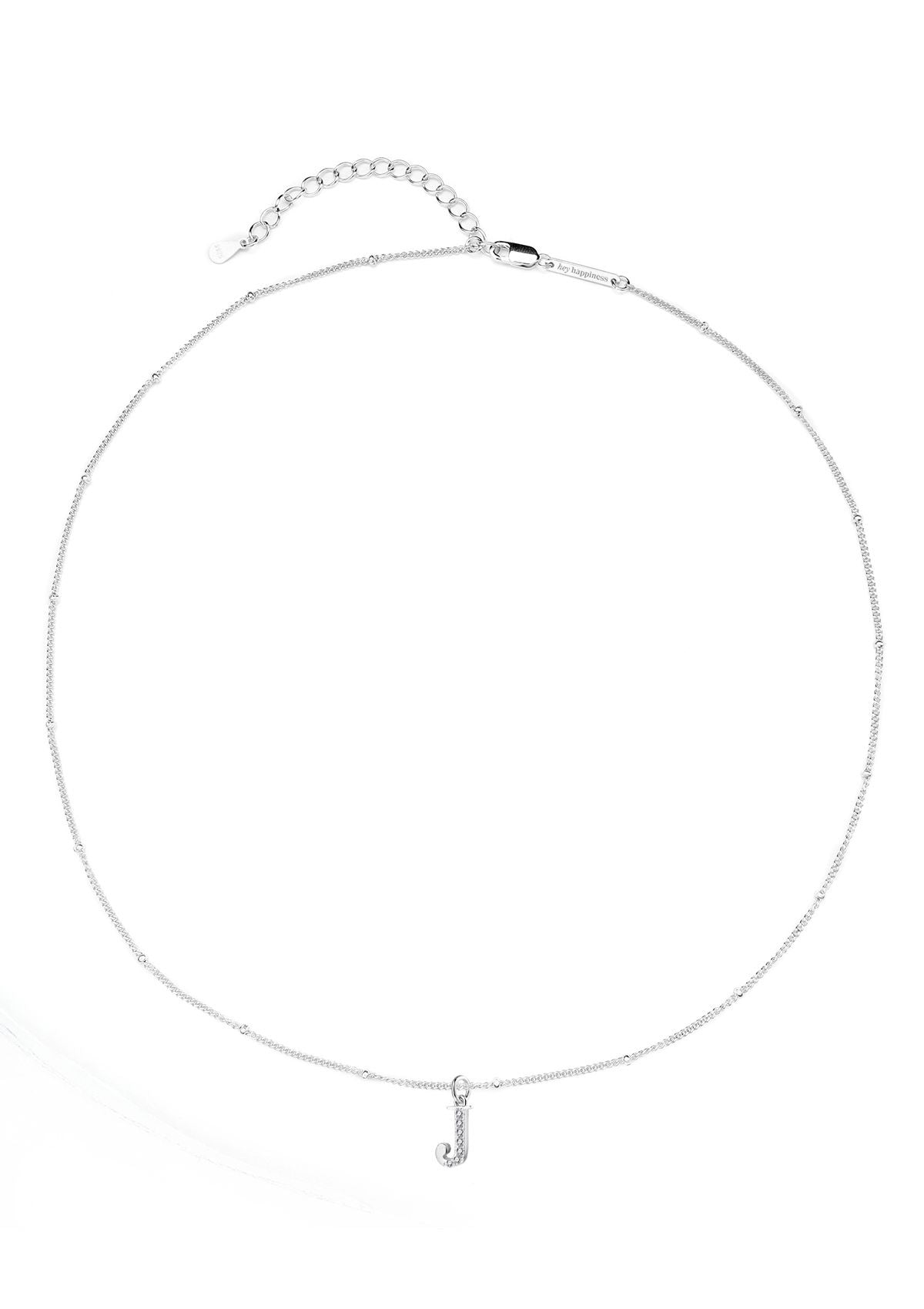 Collar Colgante Letra Plata de Ley 925