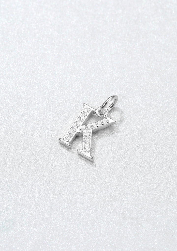 Pendentif Lettre Argent Sterling