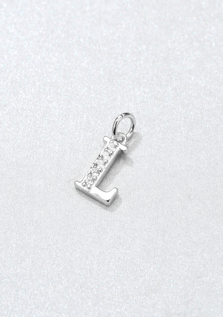 Pendentif Lettre Argent Sterling
