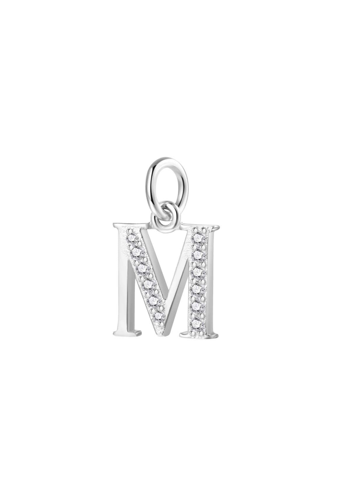 Letter Pendant Sterling Silver