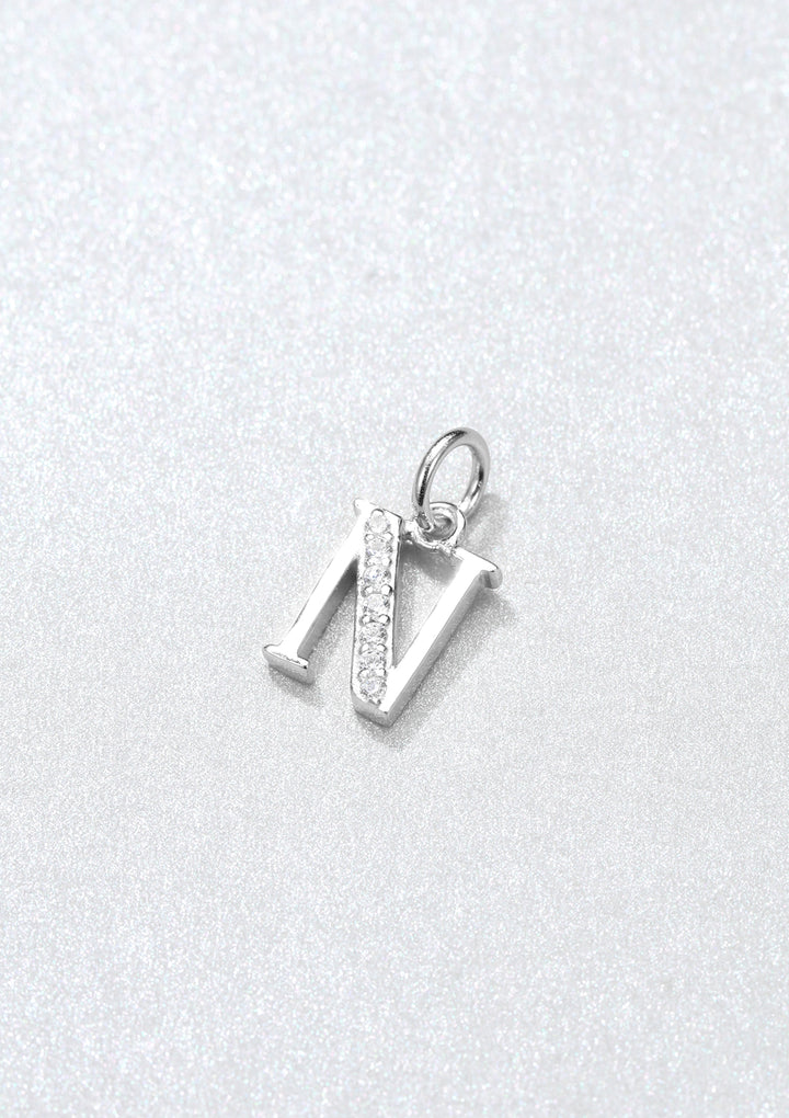 Pendentif Lettre Argent Sterling