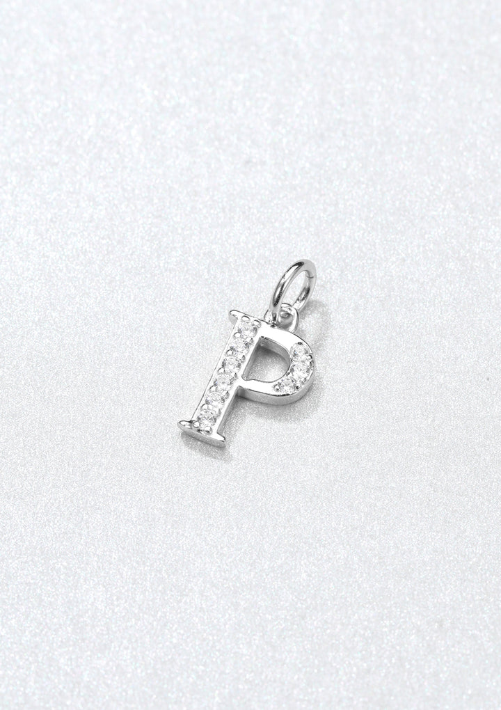 Pendentif Lettre Argent Sterling
